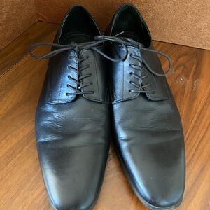 Giorgio Brutini Black Leather Men's Oxfords dress shoes 11.5